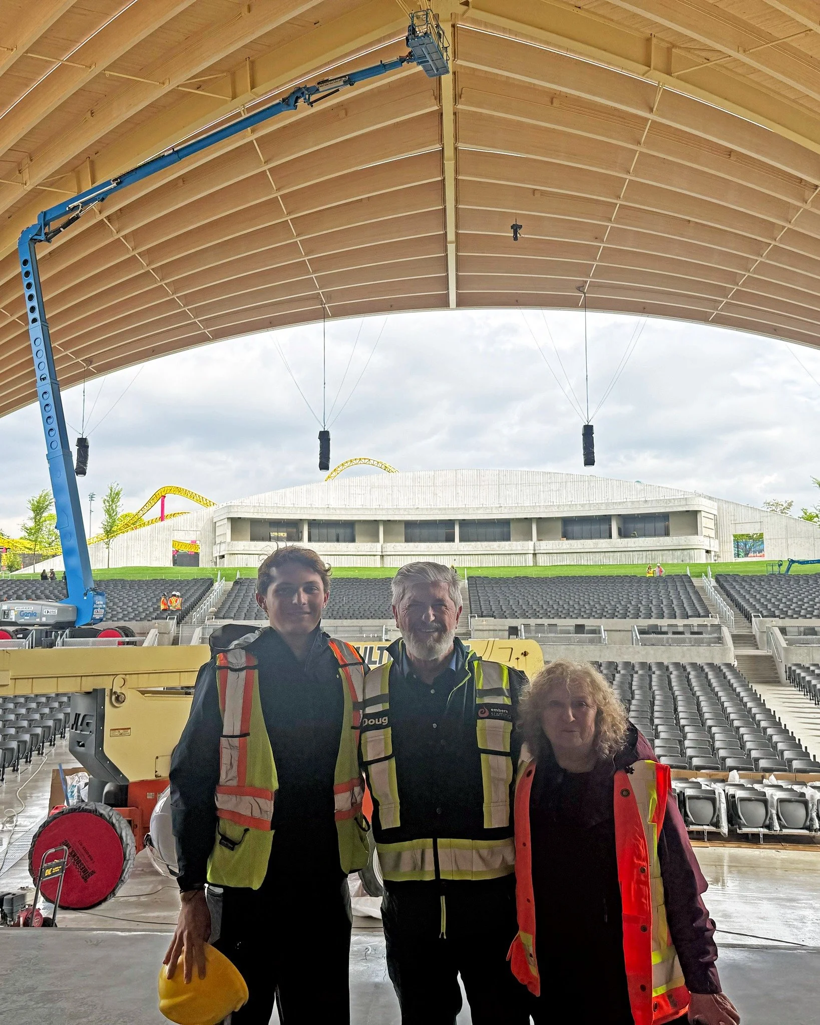 Our team had the opportunity to visit the newly built Freedom Mobile Arch at the PNE, an incredible project brought to life by our longtime partners at @ellisdoncorp (and this year&rsquo;s generous Dinner Sponsor for our golf tournament).

Set to bec