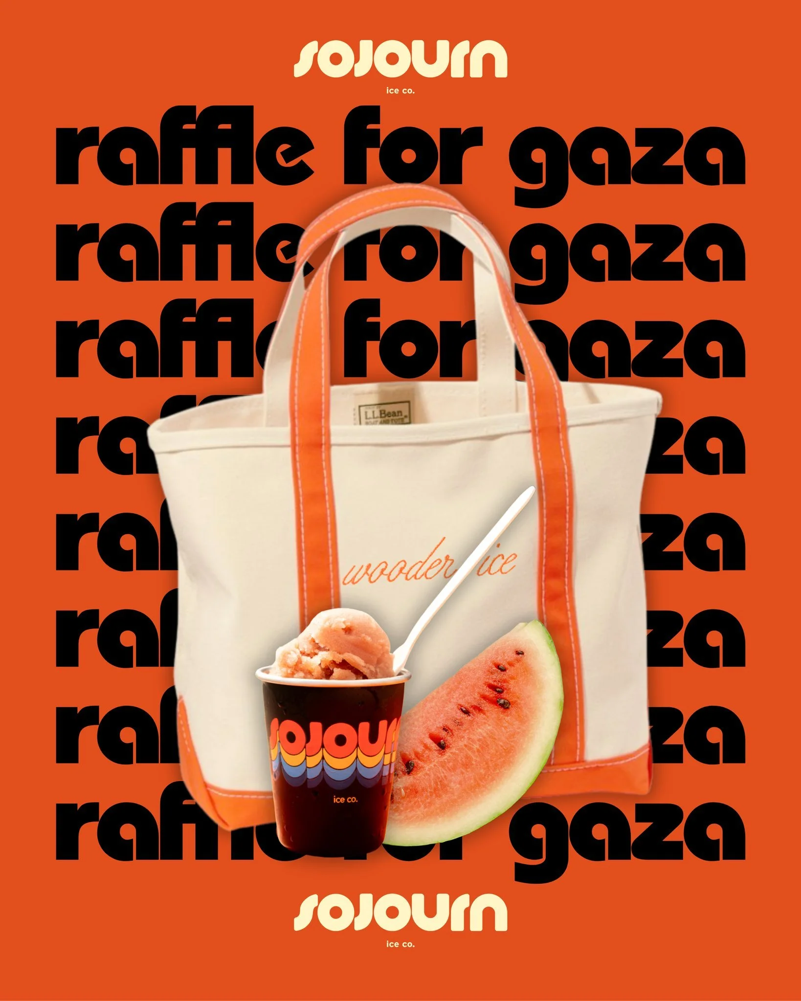 🍉 RAFFLE 🍉 FOR 🍉 GAZA 🍉 

Now through Tuesday, September 2nd, enter for your chance to win our @watermelondseedcollective raffle, benefiting the @gazasoupkitchen. One lucky player will win a small, open-top L.L. Bean Boat &amp; Tote custom embroi