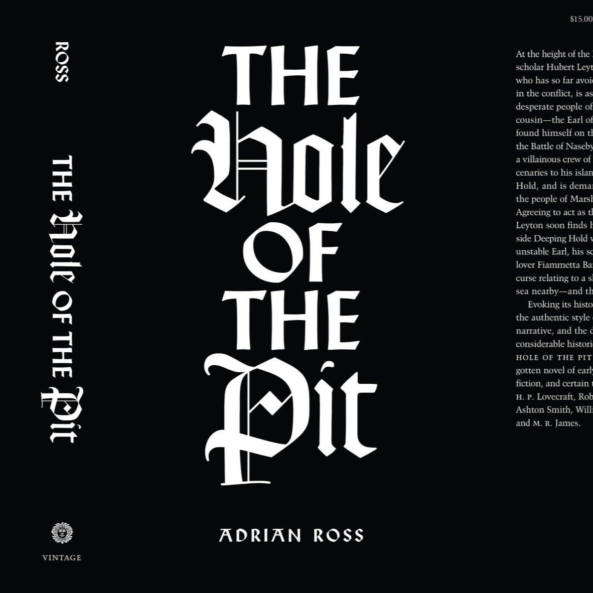 THE HOLE OF THE PIT | Book cover + layout design