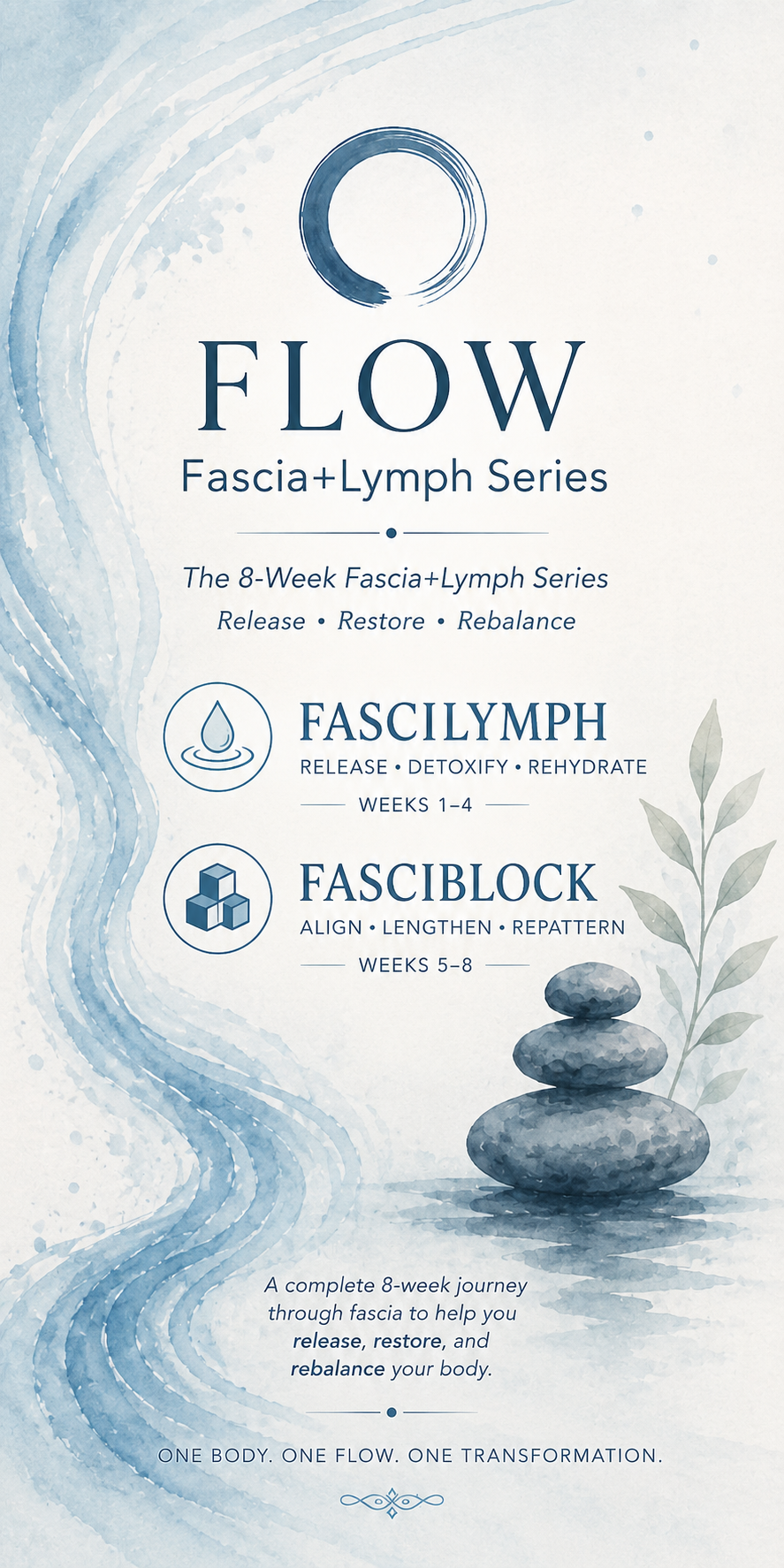 FLOW  Fascilymph+Fasciblock Fall Series - 8 Week Class Pass