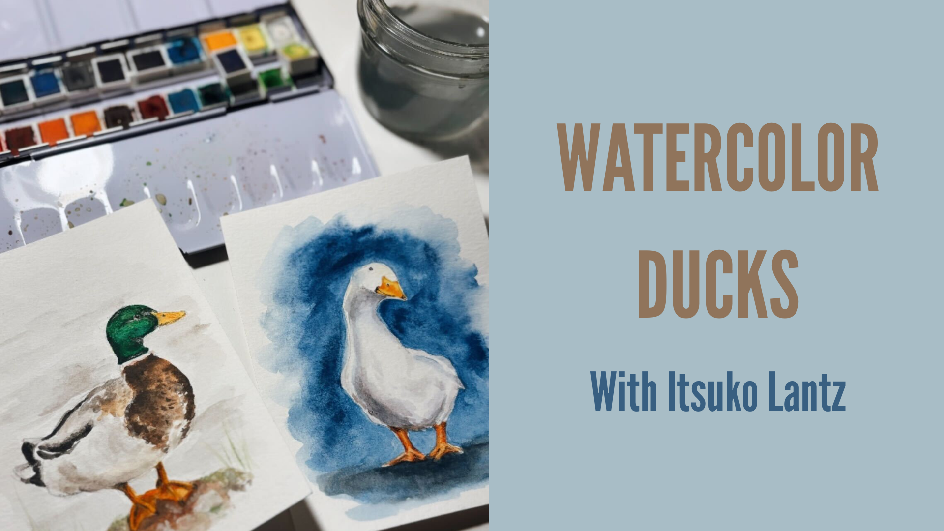 WATERCOLOR DUCKS
