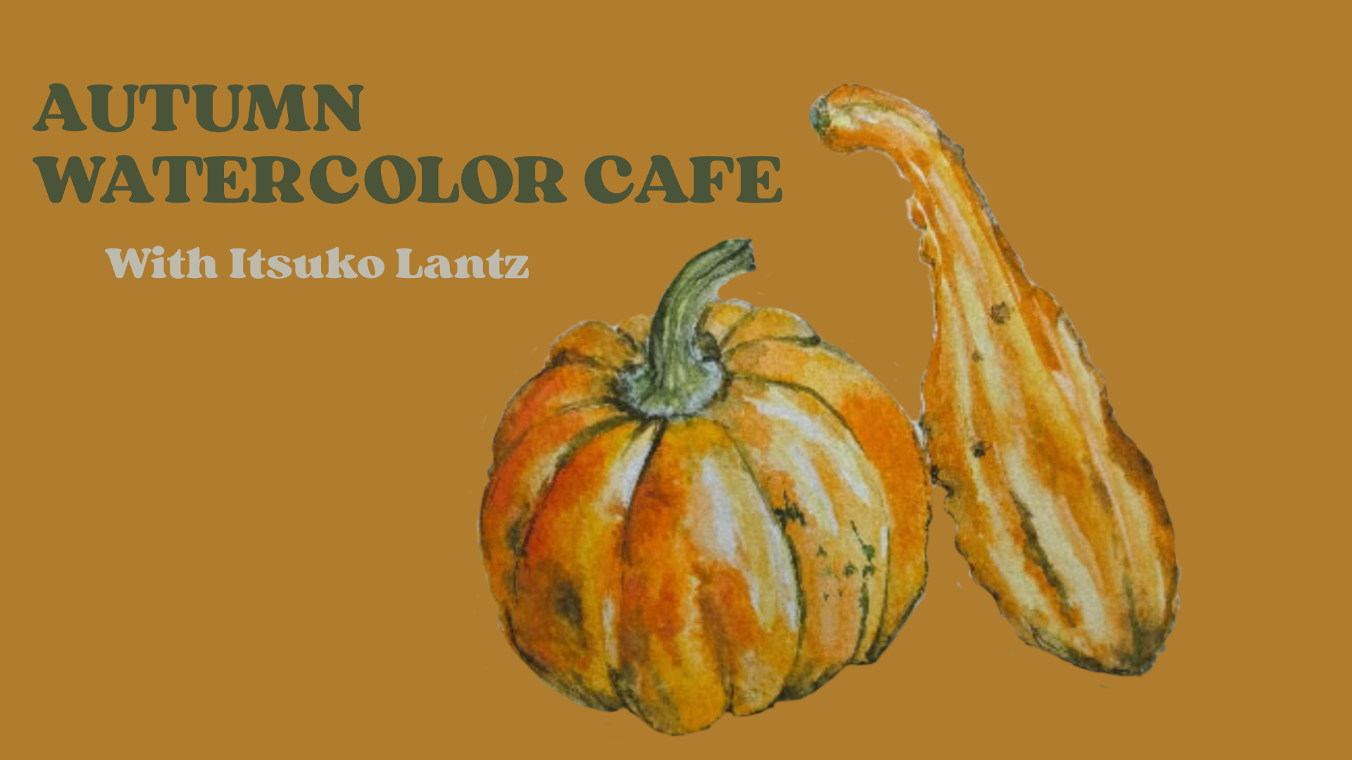 AUTUMN WATERCOLOR CAFE