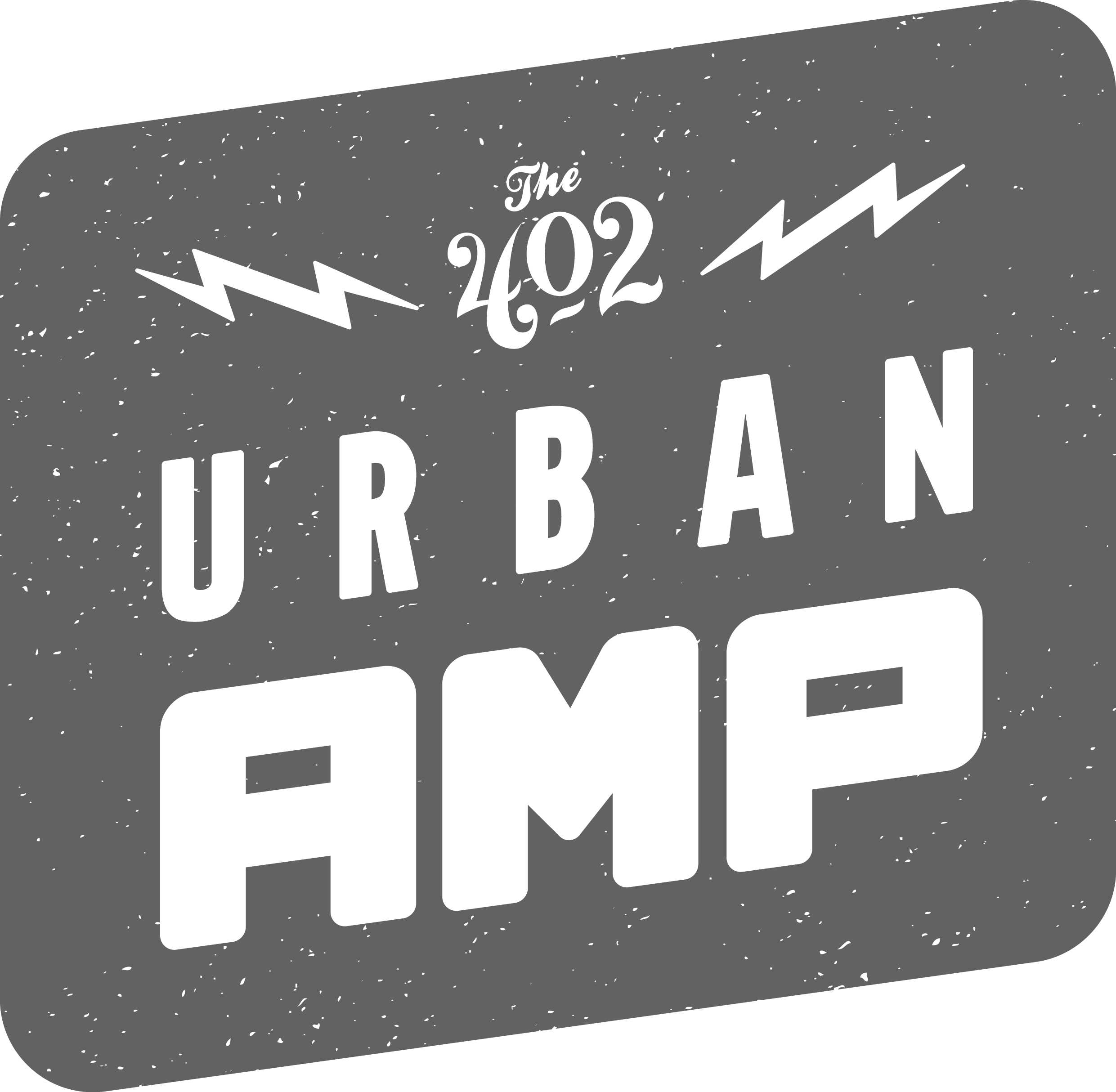 A poster with the text 'The 402 Urban Camp' and lightning bolt graphics.