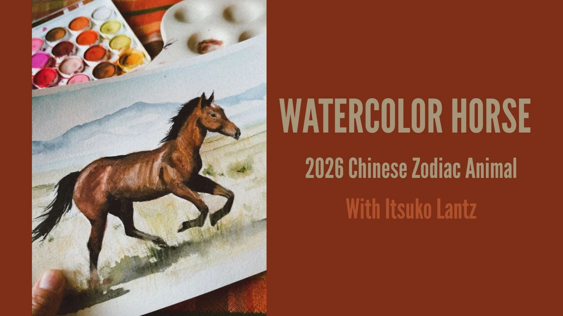 WATERCOLOR HORSE