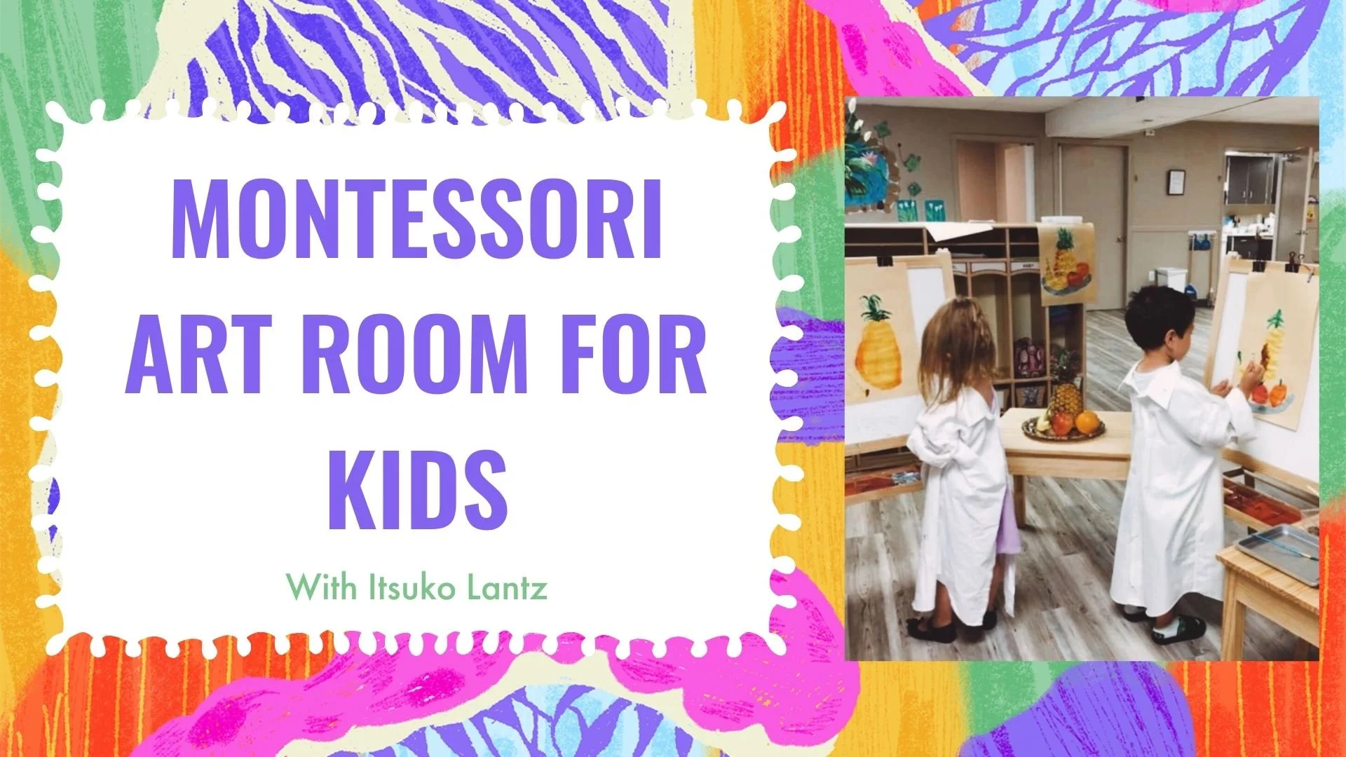 Montessori art room for kids