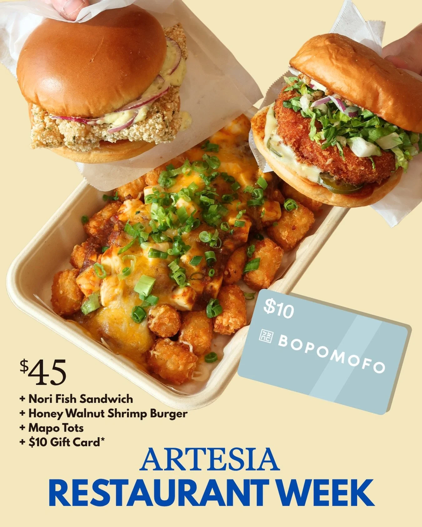 Artesia it&rsquo;s your turn! Excited to participate in @officialcityofartesia Restaurant Week for the 3rd year. Being part of this community that&rsquo;s filled with so many great small business restaurants is truly an honor and we&rsquo;re proud to