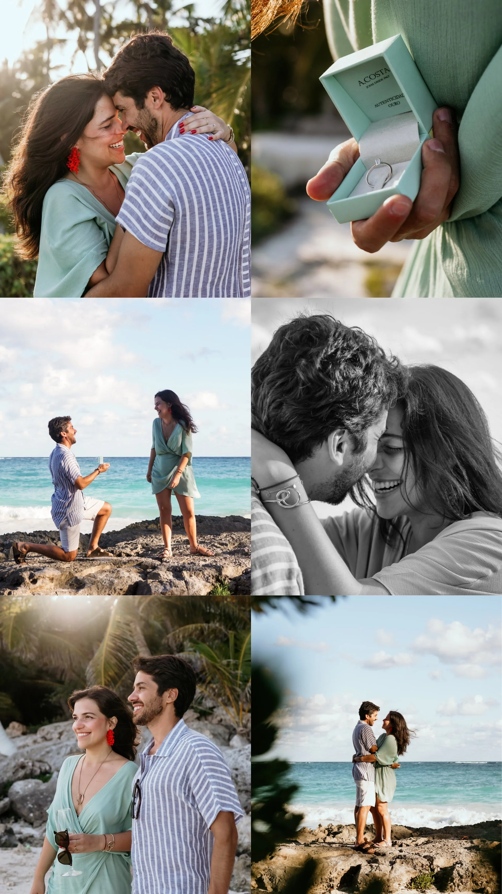 Surprise Proposal Engagement Photography Cancun Tulum Playa del Carmen Riviera Maya