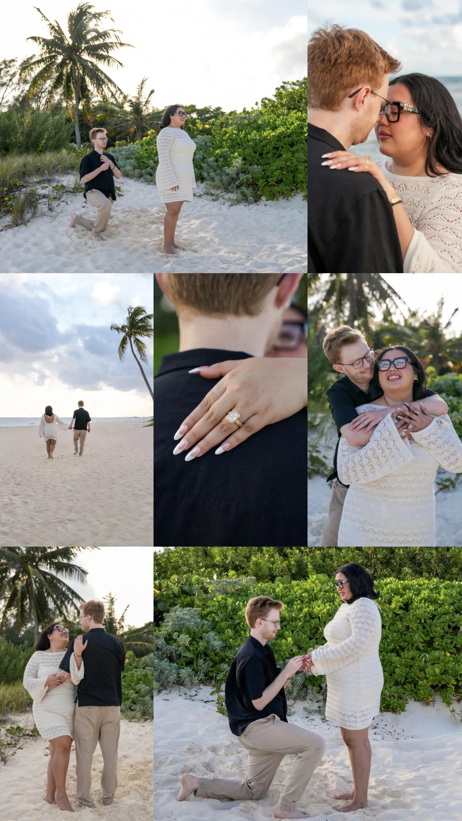 Surprise Proposal Engagement Photoshoot Playa del Carmen