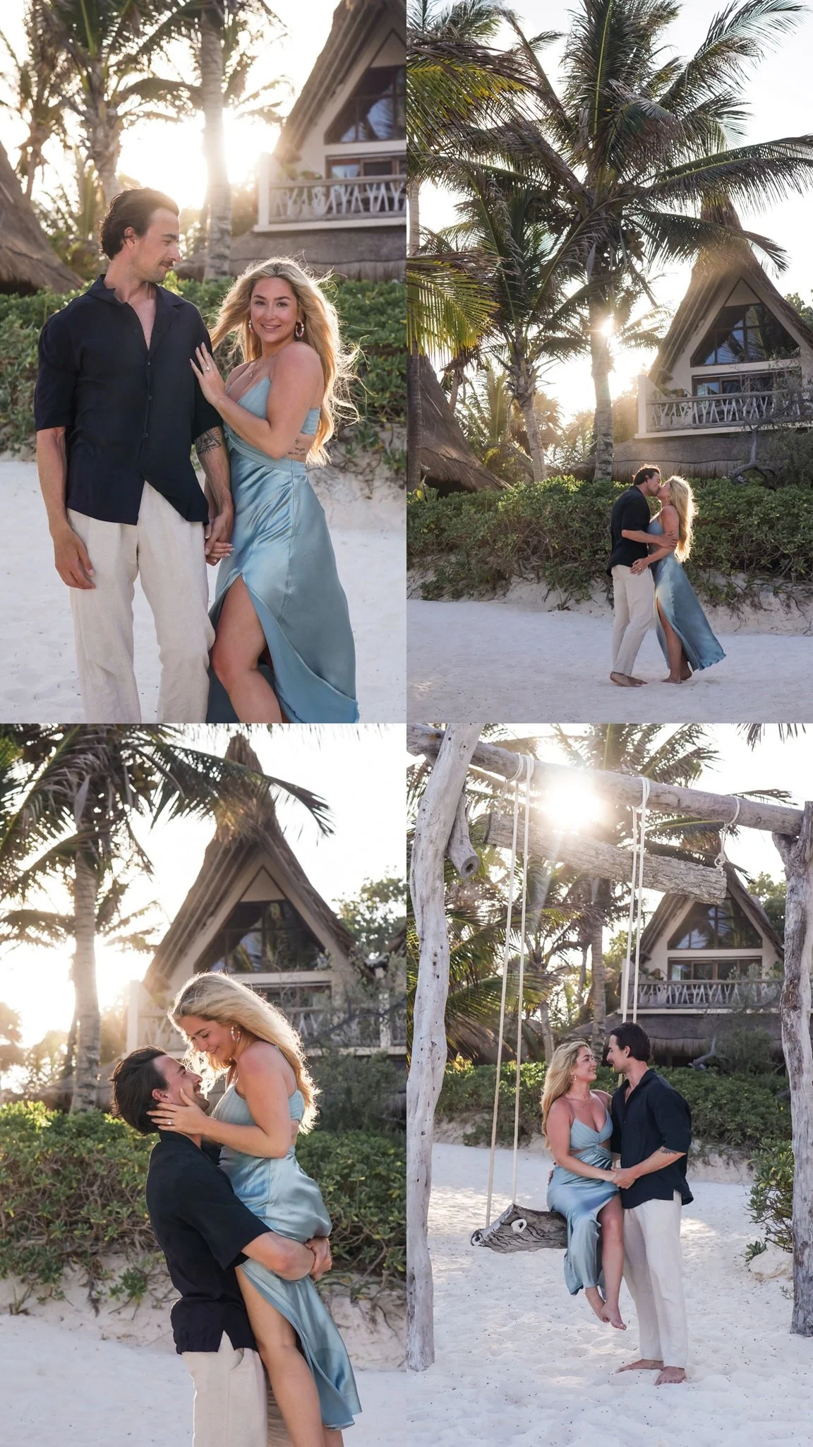 Surprise Proposal Engagement Photographer Tulum Playa del Carmen