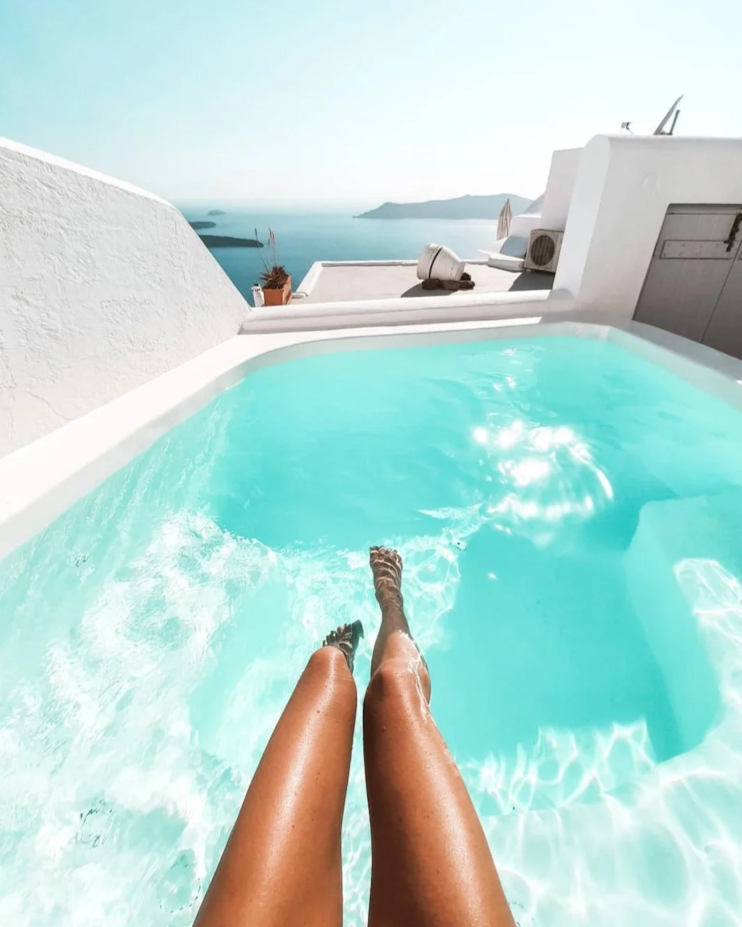 UGC Content Private Villa Santorini, Greece