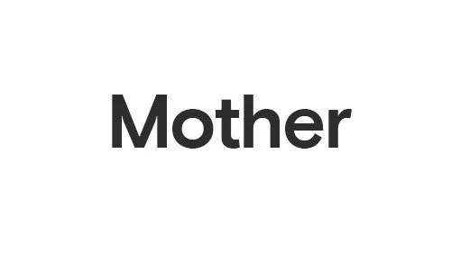 The word "Mother" written in bold black letters on a white background.