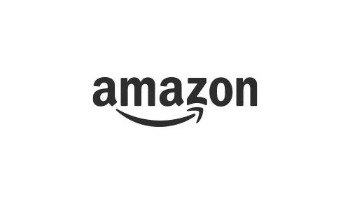 Amazon logo on a white background