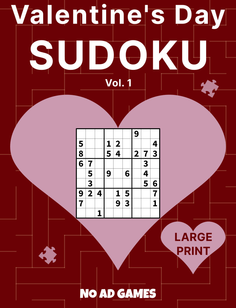 Valentine's Day Sudoku Book