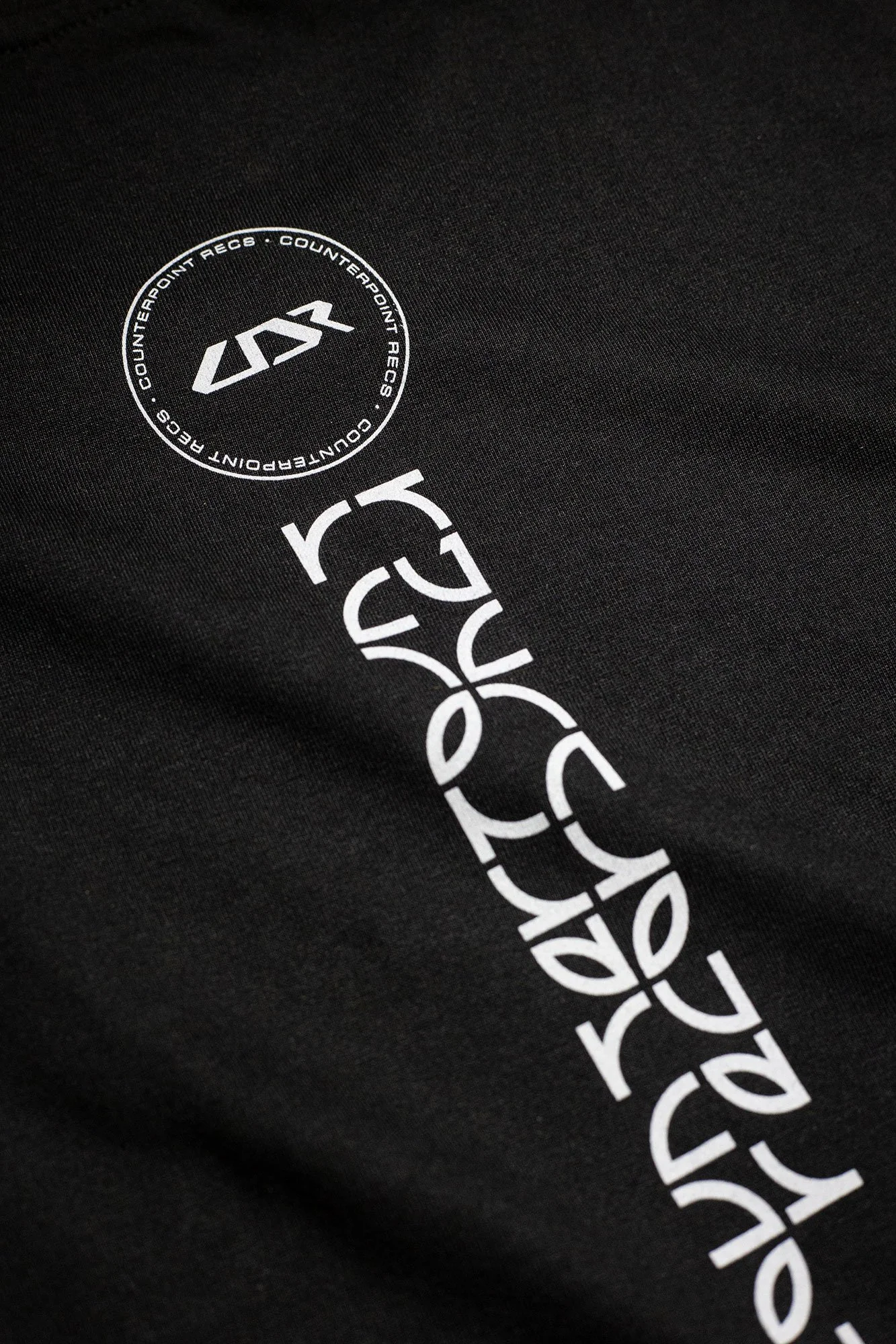 Product photography for the new merch of Counterpoint , a portuguese drum'n'bass label