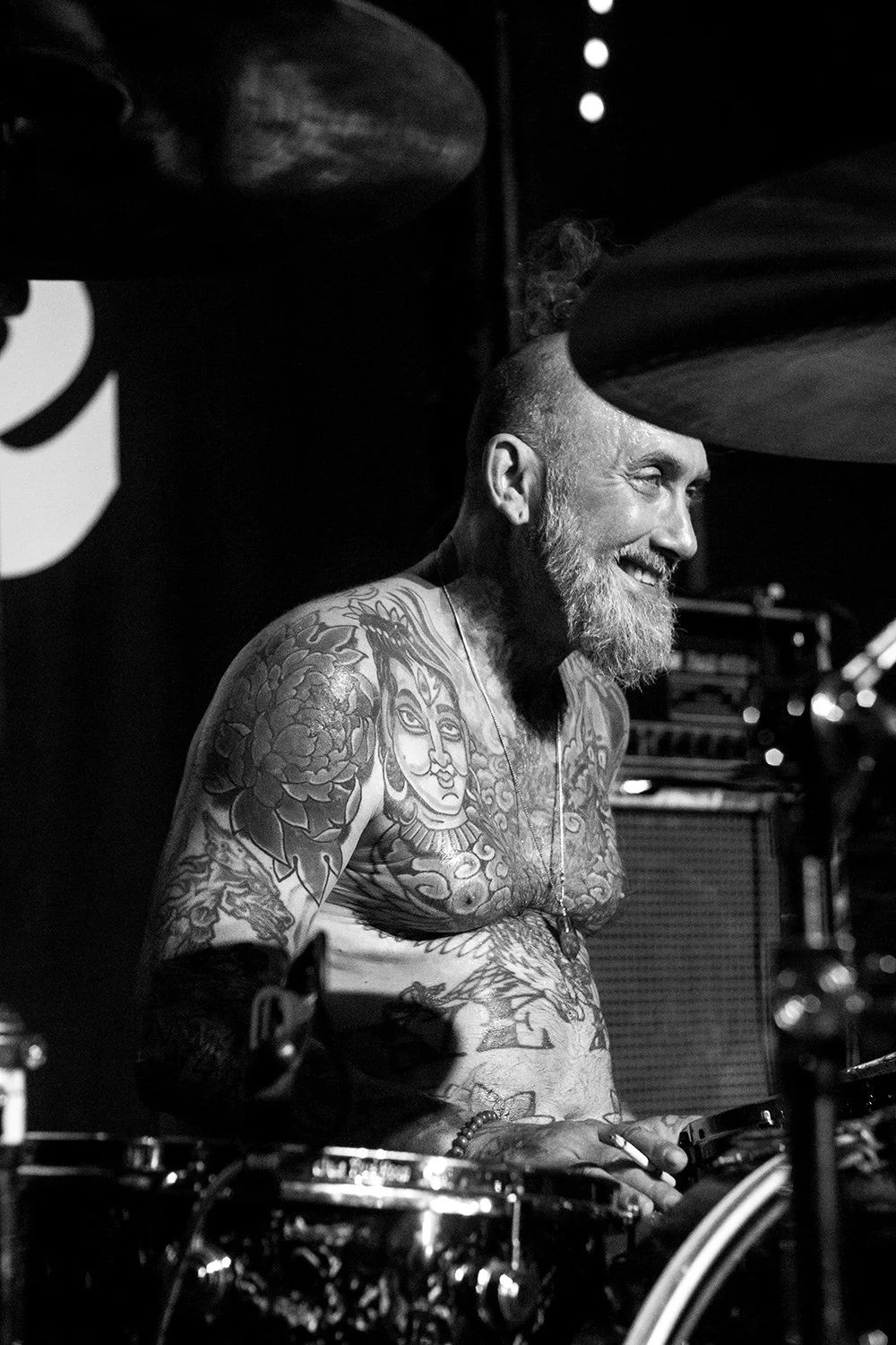 Band photography, live gig of Weedeater 