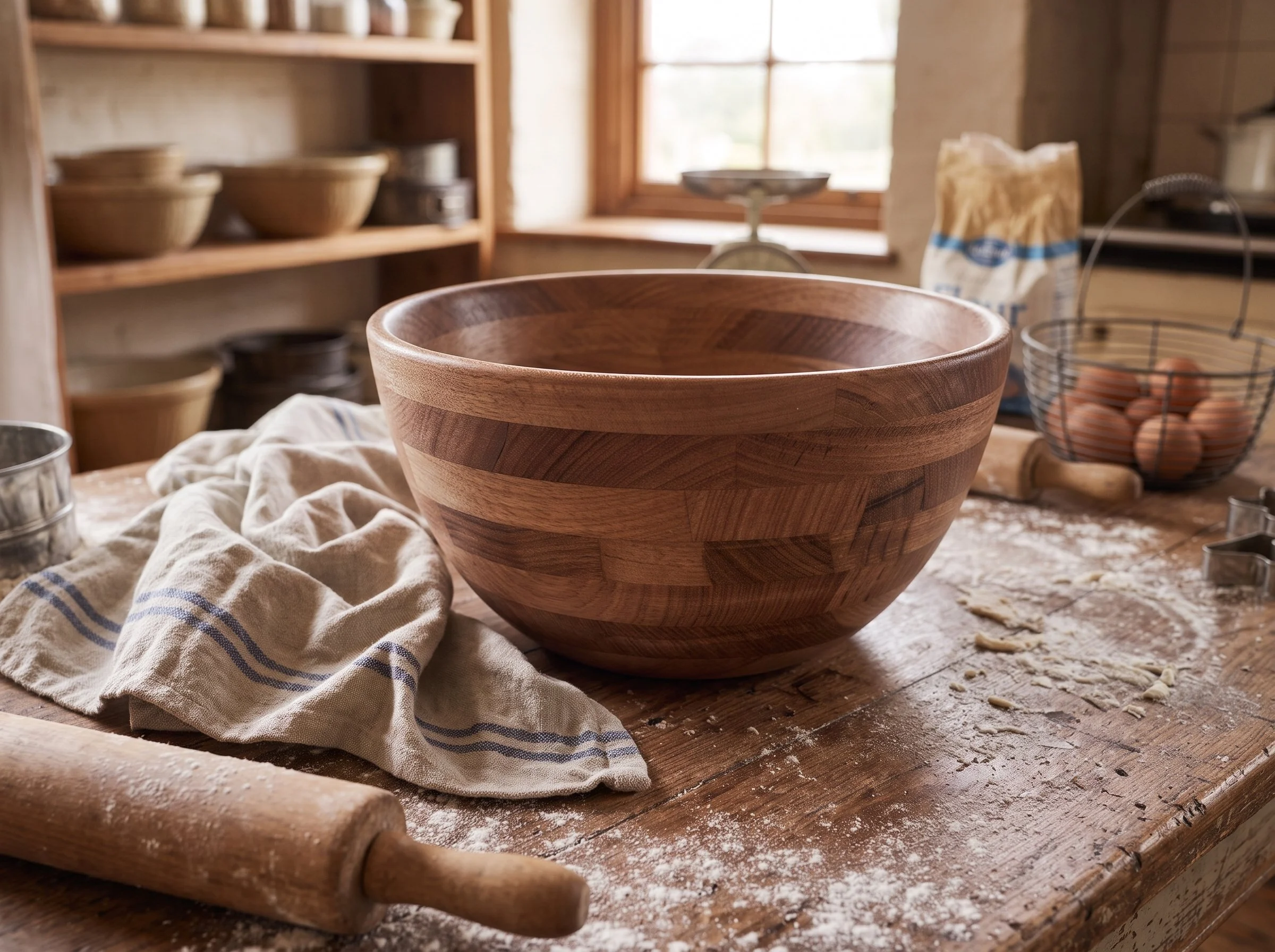 The Drovers Bowl | Extra Large Tasmanian Oak Salad Bowl