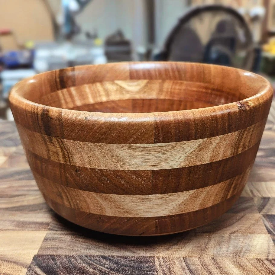 tasmanian oak salad bowl large australian timber