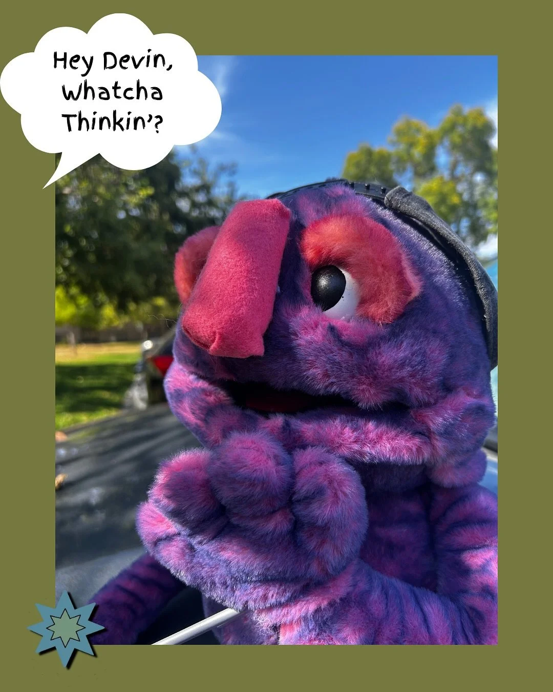 Devin is thinking about something&hellip; the 56th anniversary of Sesame Street! 

Follow HCPA on Instagram, TikTok, and Facebook to get notified when there are updates about Christian&rsquo;s Original show Whatcha Thinkin&rsquo;?, which will premier