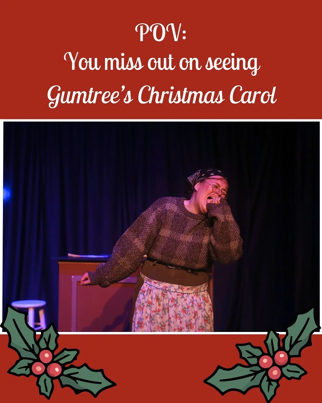 Happy opening weekend to Gumtree&rsquo;s A Christmas Carol with @bigbluetheatre! They have 1 more weekend of shows, 12/12 and 12/13, so get your tickets soon! Shout out to our very own @clairetesch and @veeuh who are in the cast🎉❄️

#hcpa #show #mn 