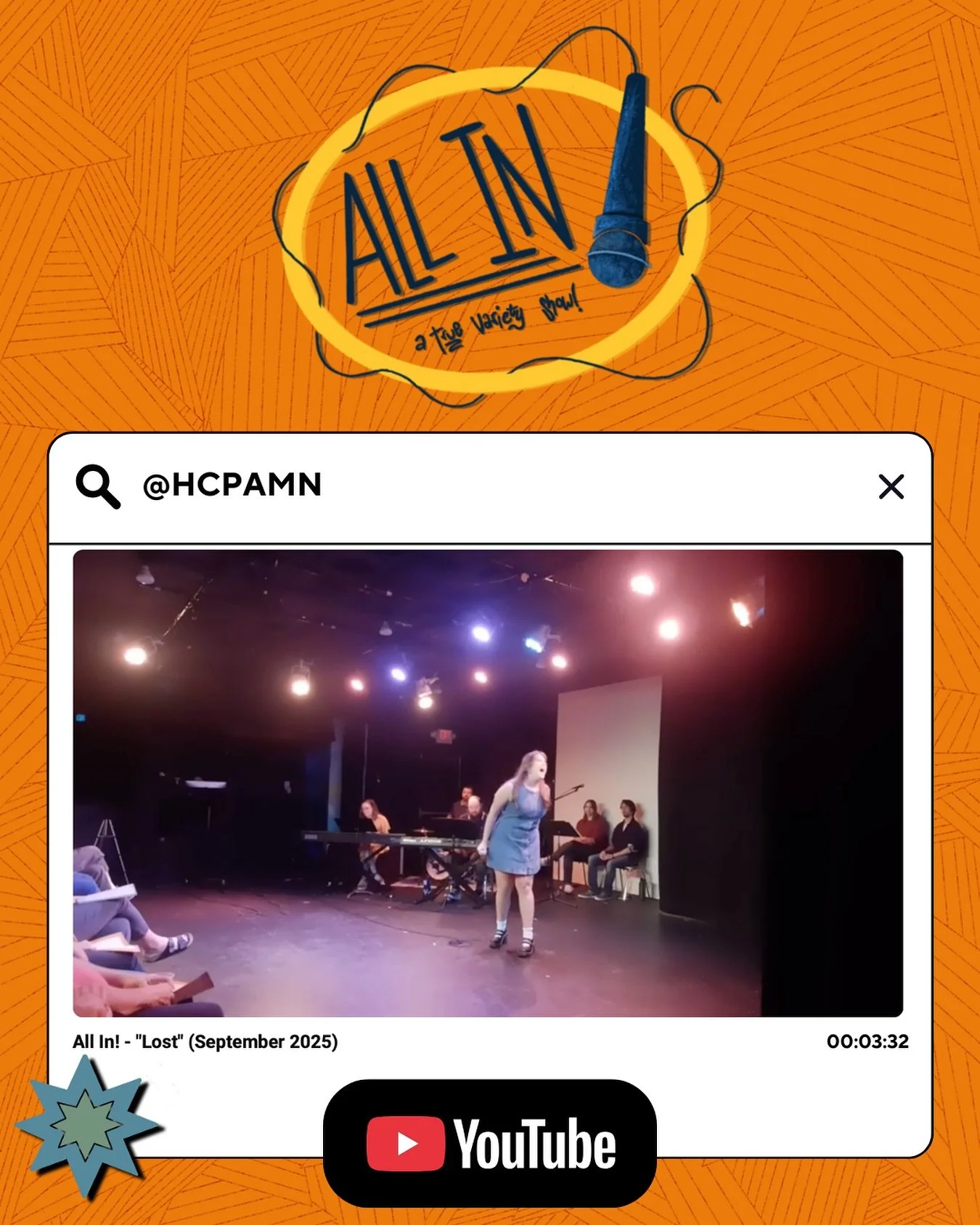 &ldquo;Just inhale
And then exhale
If a girl screams in the woods:
Help!&rdquo; - &ldquo;Lost&rdquo; from Futitive Songs

#hcpa #video #subscribe #youtube #varietyshow #mn #talent