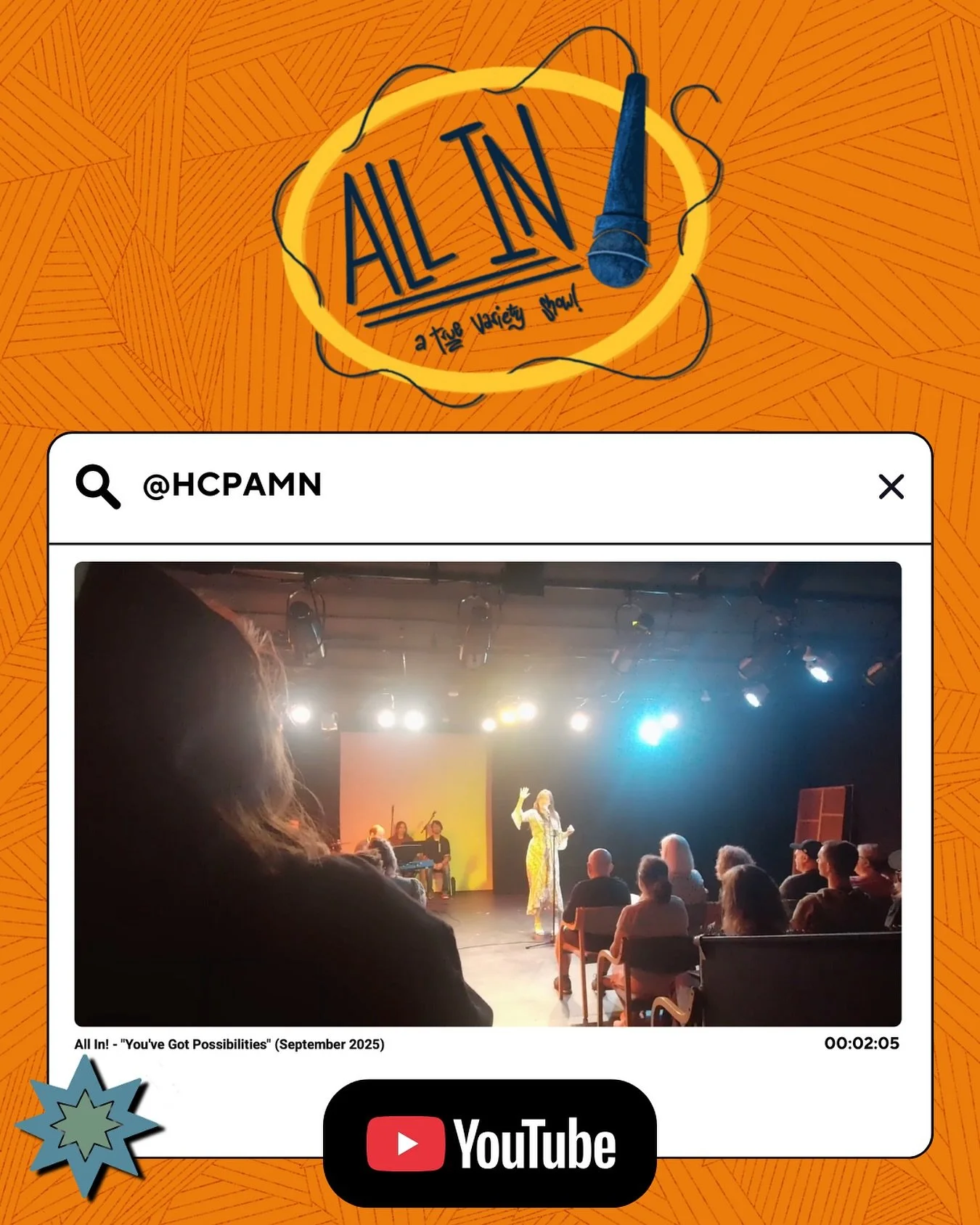 &ldquo;I see possibilities, You don&rsquo;t even know you&rsquo;ve got&rdquo; From It&rsquo;s a bird&hellip; It&rsquo;s a plane&hellip; It&rsquo;s superman

You have the possibility to audition for our variety show! So do it! 
Audition link in our bi