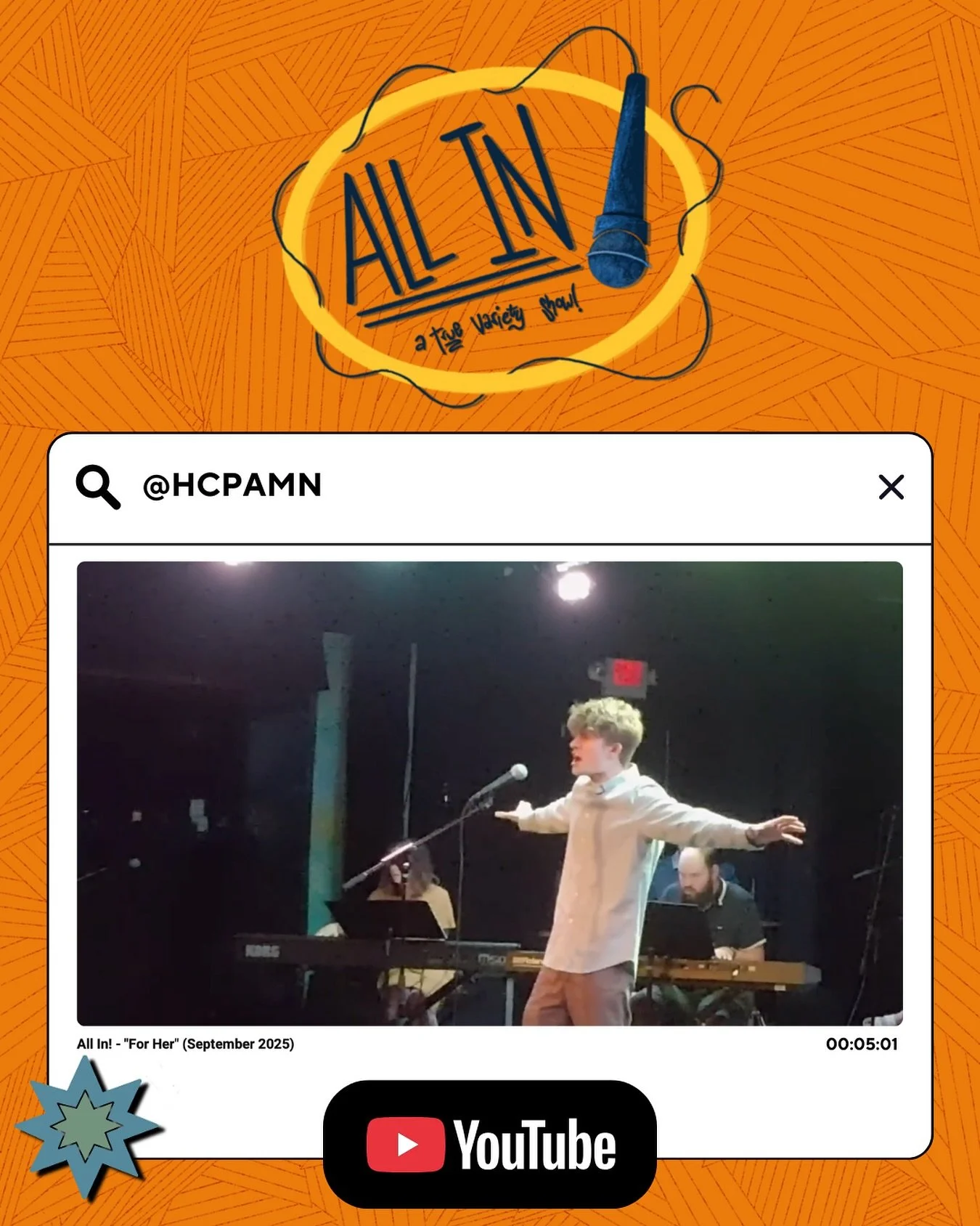 &ldquo;For Her&rdquo; from The Great Gatsby musical performed by Joey Cain! Go check it out &amp; subscribe to our channel!

#hcpa #varietyshow #forher #greatgatsby #performer #singer #mn #msp