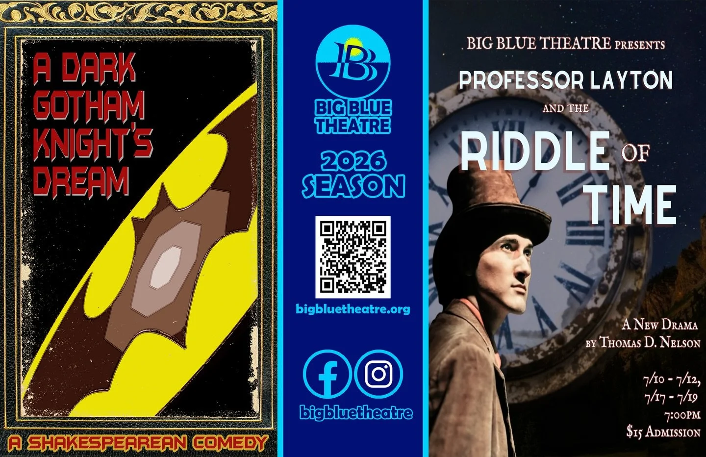 Go check out Big Blue Theater and the shows they have coming up this summer!