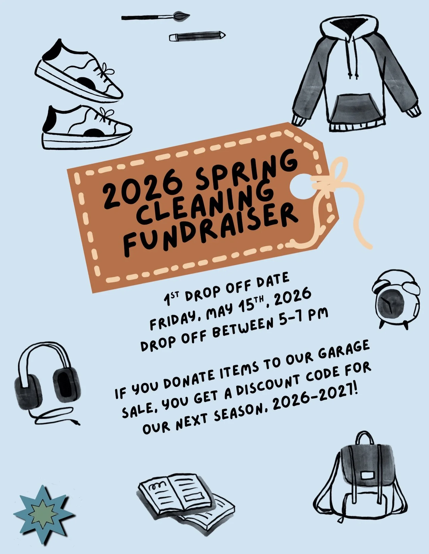 We have a drop-off date on May 15th 5 - 7 pm in the parking lot on the corner of W 72nd and Eden Prairie Road, in Eden Prairie, MN! Some HCPA staff will be there collecting items that you would like to donate towards our garage sale, which will be on