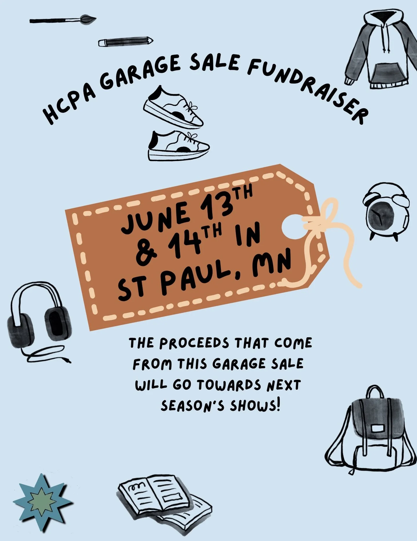 Our garage sale is 3 weeks away!! June 13th and 14th from 10am - 6pm in St Paul MN! The specific location will be released here soon!