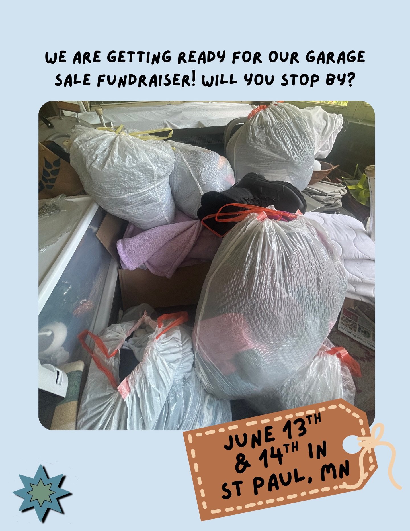 We are 1.5 weeks away from our garage sale fundraiser! We will release the location this weekend. Be on the lookout!

June 13th &amp; 14th 10am - 6pm
All proceeds go towards next season&rsquo;s shows for HCPA!
St Paul, MN