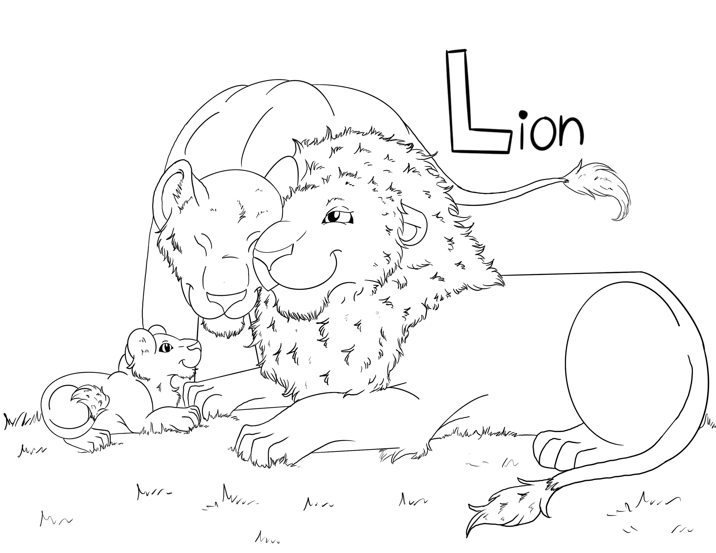 Lion Coloring Page