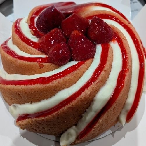Strawberry Pound Cake