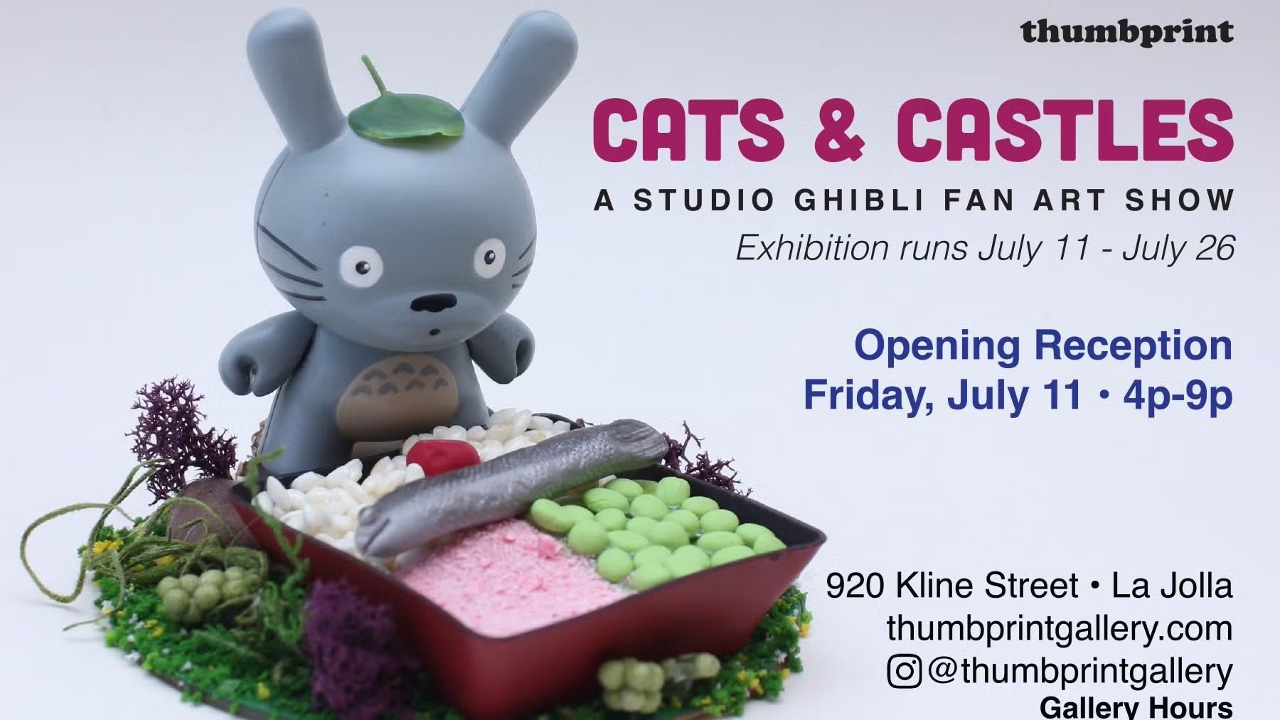- Cats and Castles: A Studio Ghibli Fan Art Show