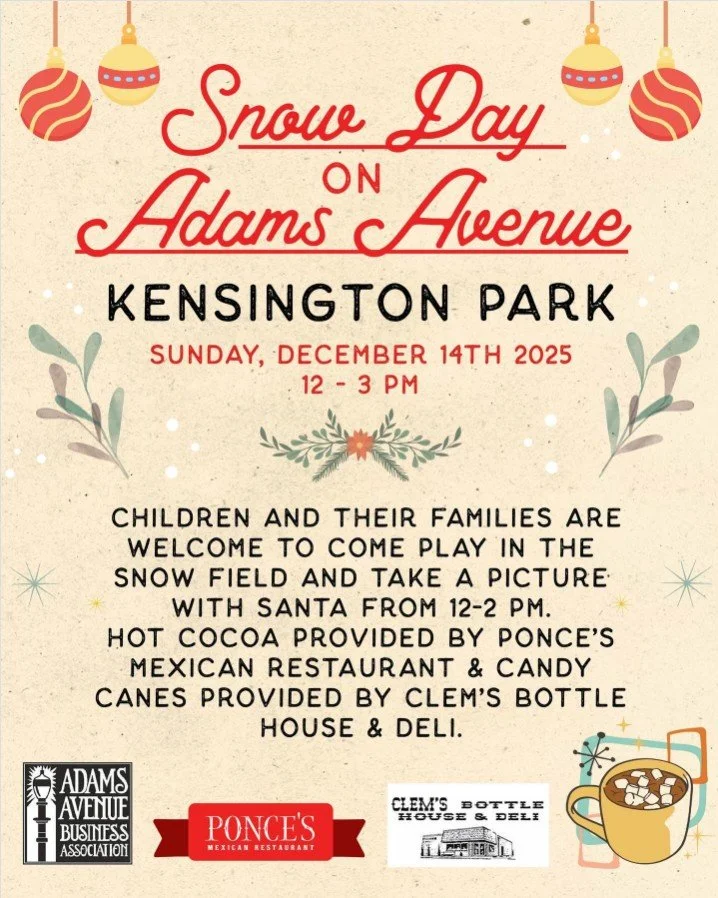 - Snow Day on Adams Avenue