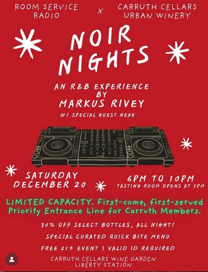+ Noir Nights: An R&amp;B Experience by Markus Rivey