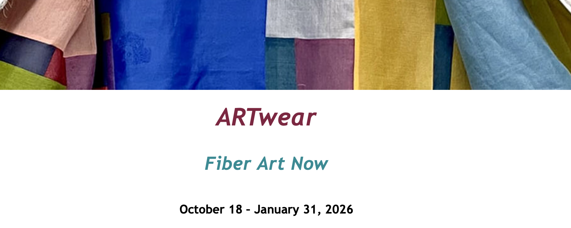 - ARTwear Fiber Art Now | Closing Exhibition