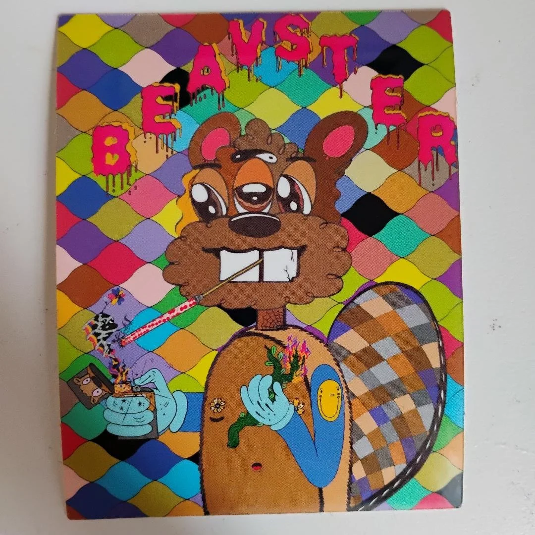 One of Beavster’s stickers
