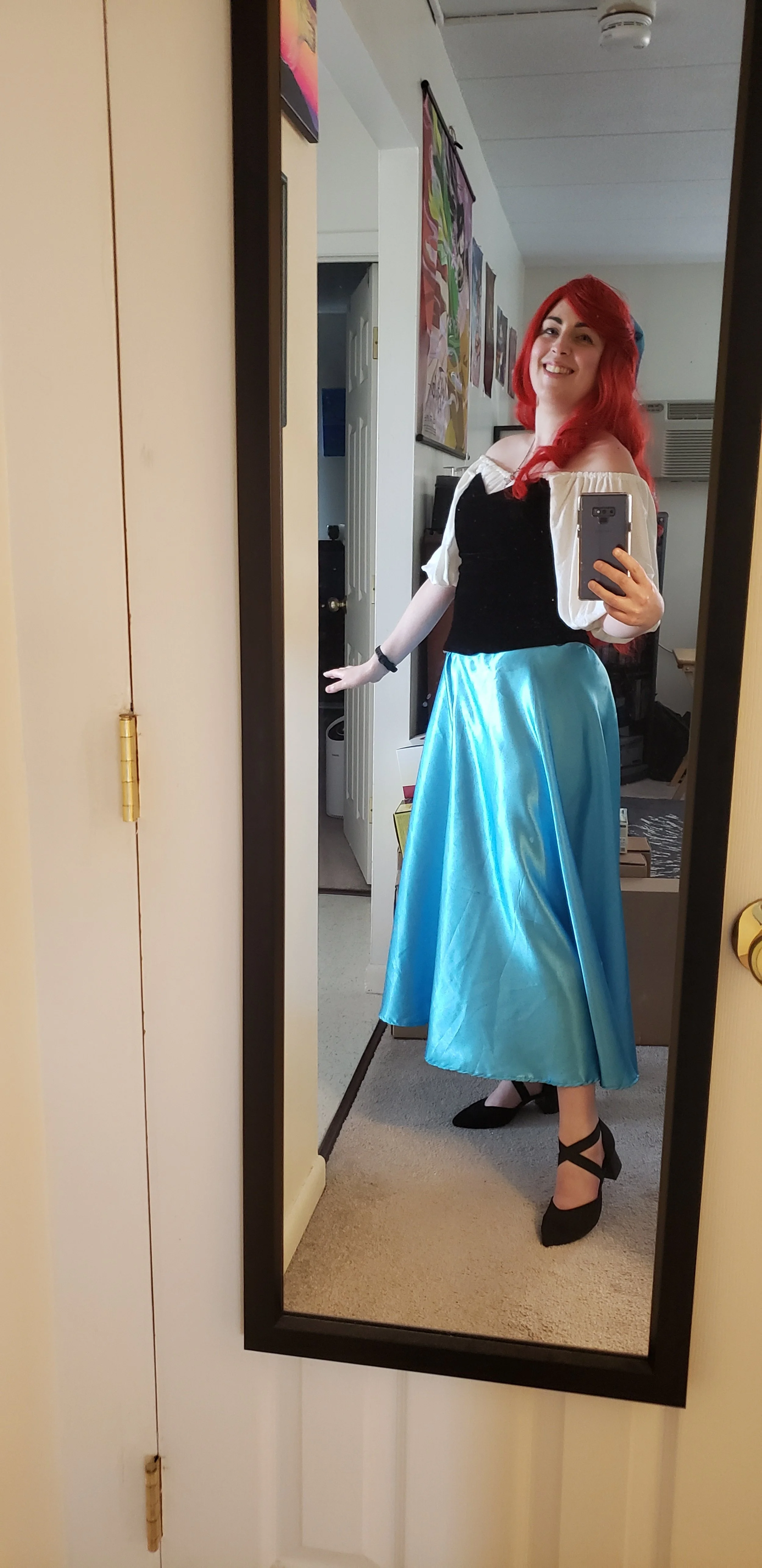 Ariel-Little Mermaid Blue Dress