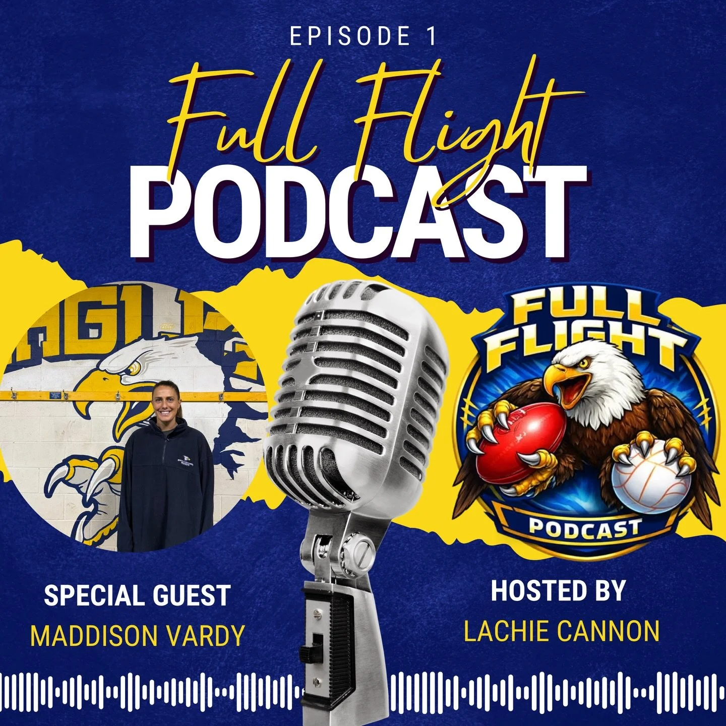 NOW LIVE 🎙️

Episode 1: Maddison Vardy 

Be sure to give Full Flight podcast a like on Spotify. 

Link: https://open.spotify.com/episode/1sd72pO4Q4fy0ruzfgSYJm?si=Xi4wUSGrTTiH5Yj35tm2Dw