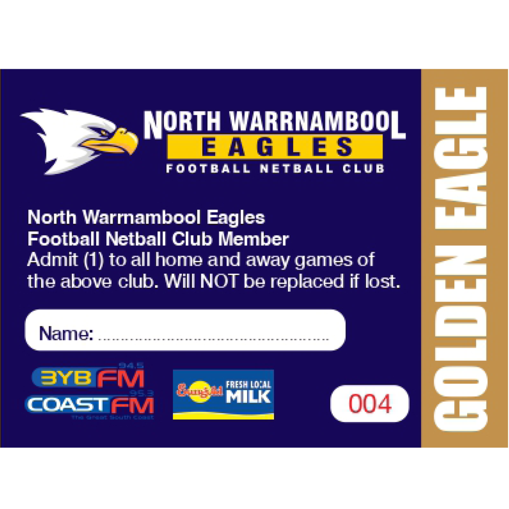 Life Member/Trainer to Golden Eagle