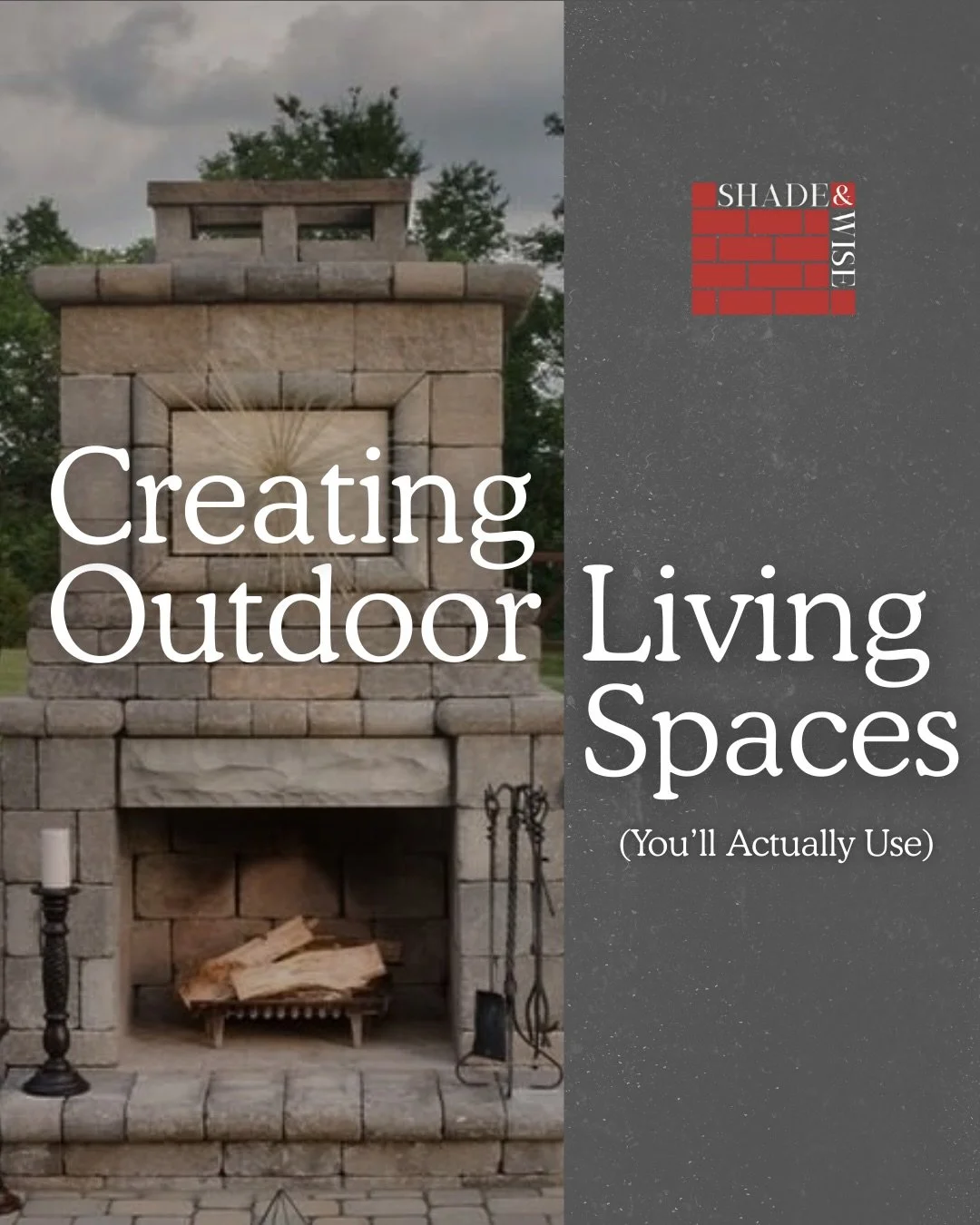 What&rsquo;s the most important part of creating an outdoor space that will be both appealing and functional? Swipe through to see for yourself!

The right materials make the difference. Brick, stone, and pavers all play a role in creating outdoor li