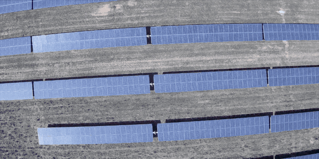 Thermal drone inspection of solar panels