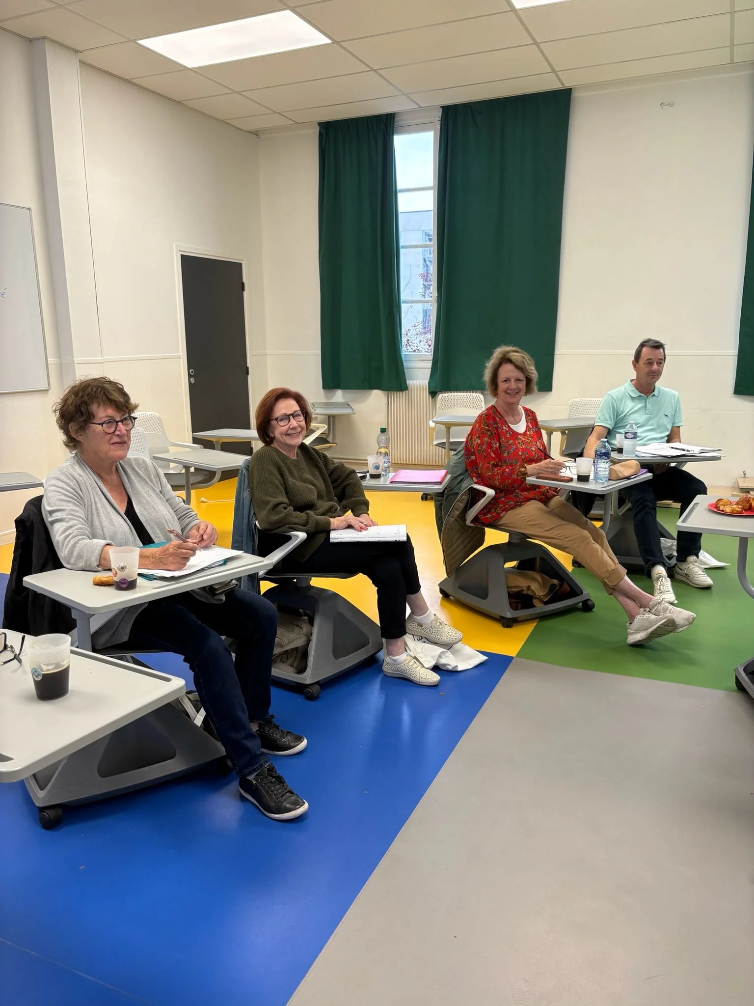 Avenue French students taking part in a small-group French language and cultural immersion experience.