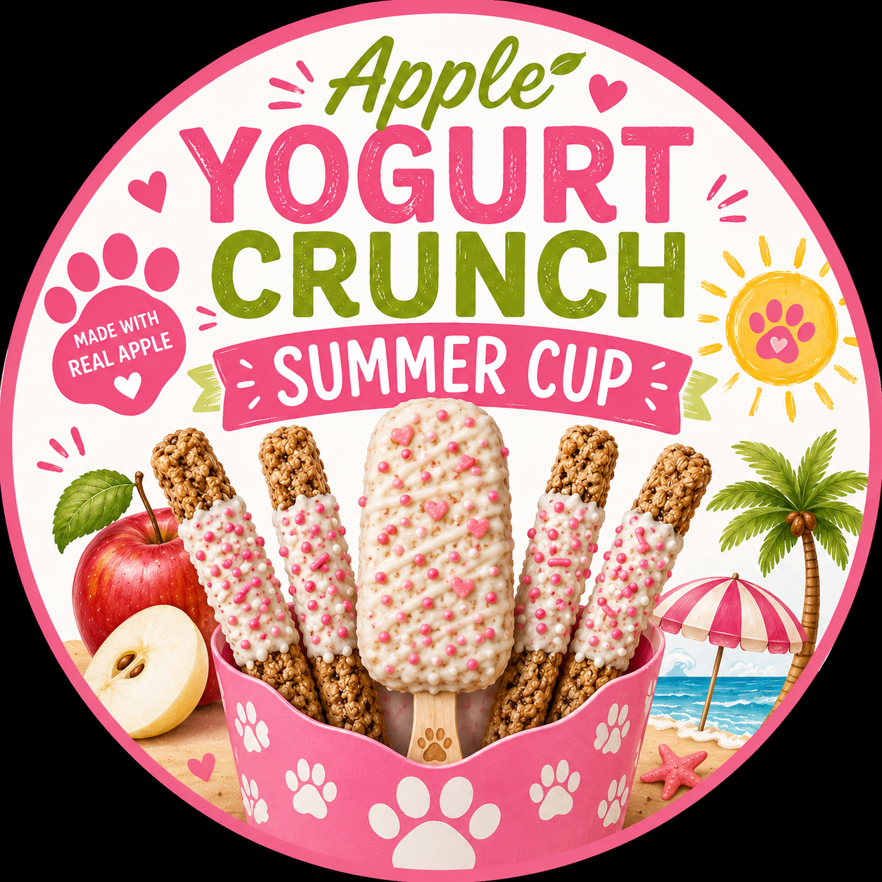 Apple Yogurt Summer Cup----LIMITED EDITION