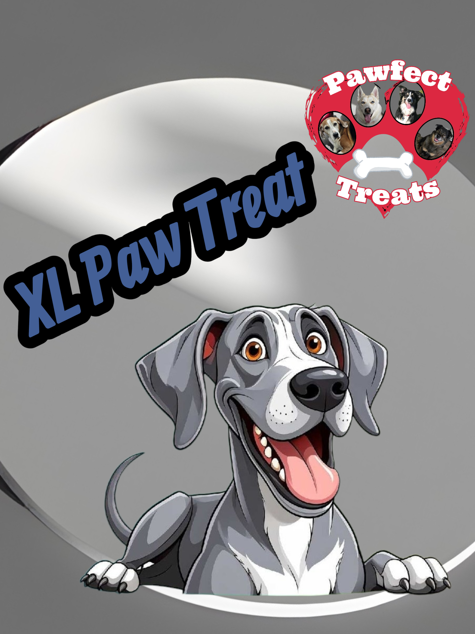 XL Paw Print Frosted Treat