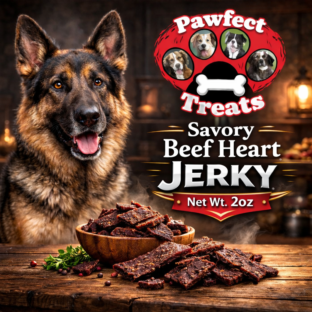 Pawfect Savory Beef Heart Jerky