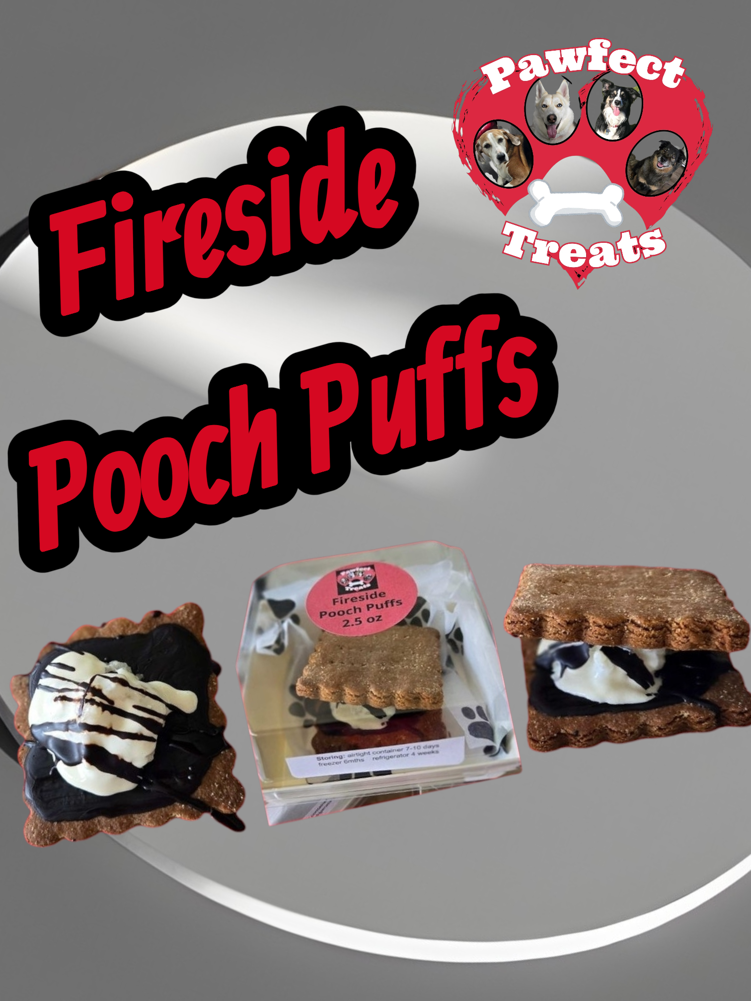 Fireside Pooch Puffs