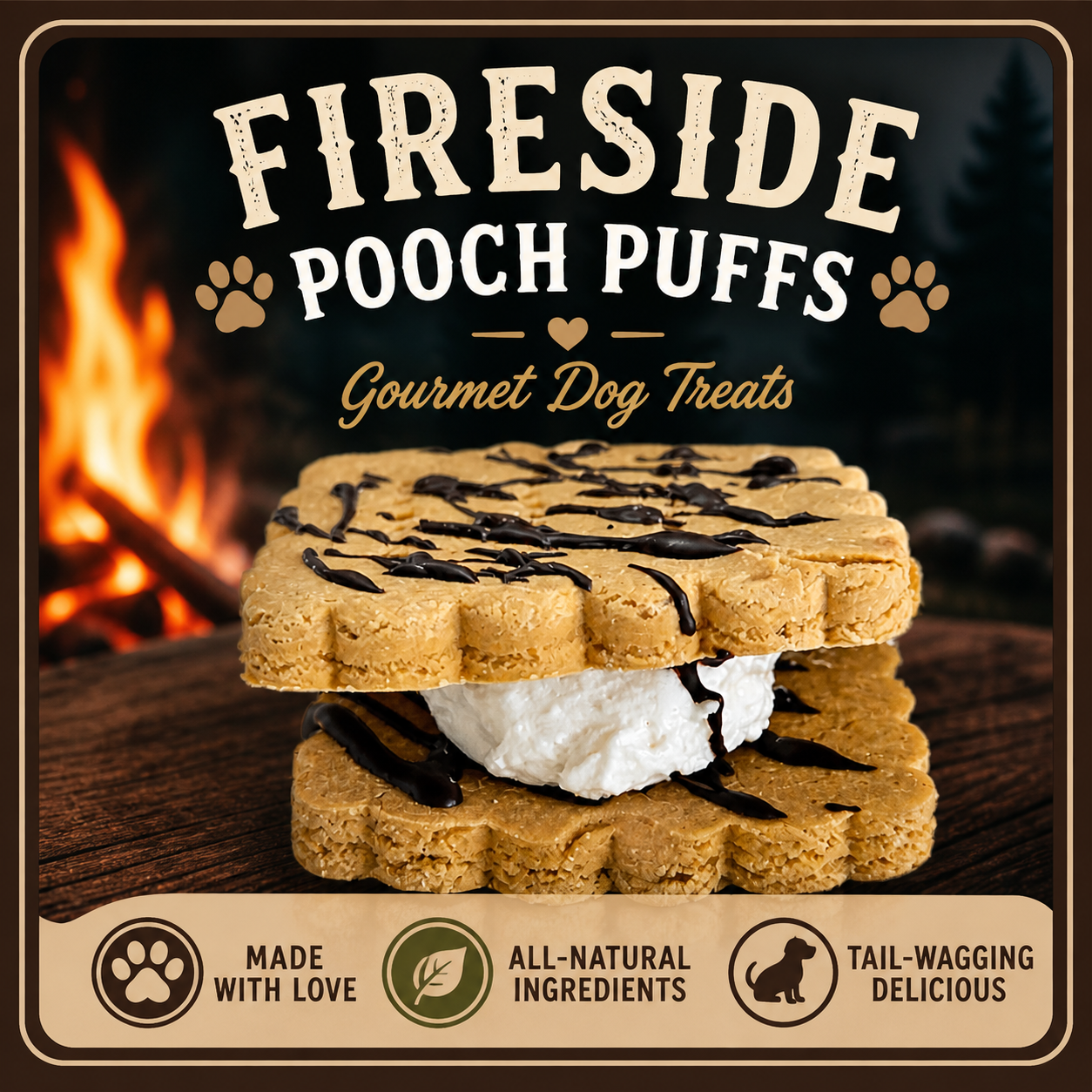 Fireside Pooch Puffs