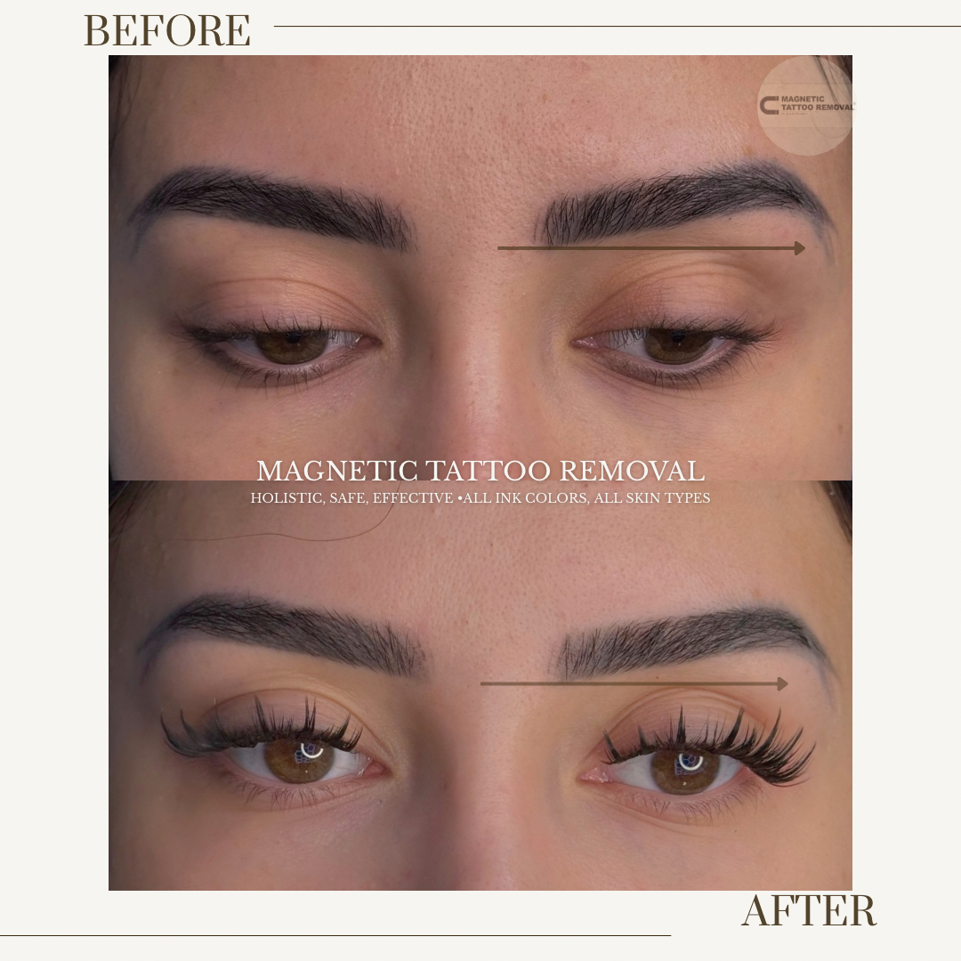 HEALED 1 Session | Correcting Double Tail on permanent makeup 