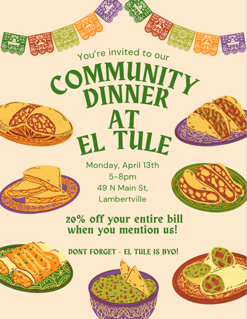 Community Dinner at El Tule